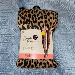 Leopard Print Tights